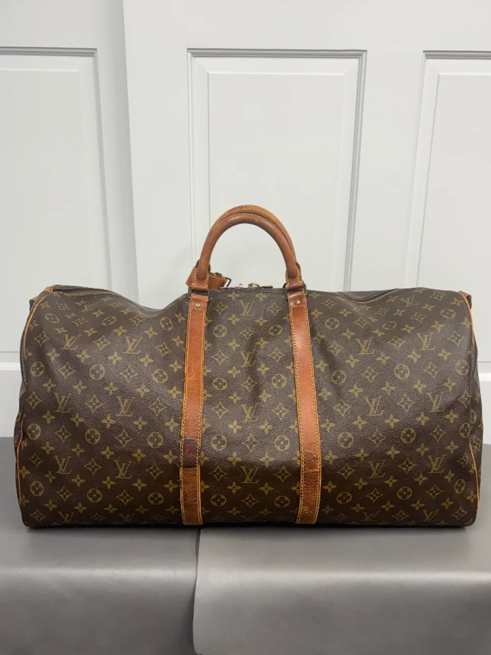 Vintage Louis Vuitton Keepall Bandouliere 60 Monogram Canvas